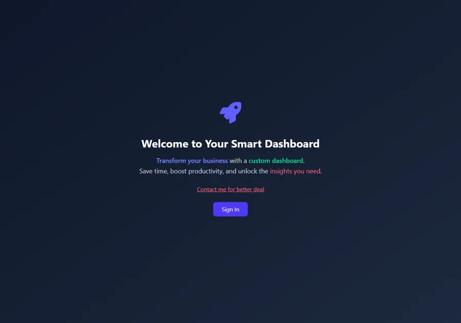 React Admin Dashboard